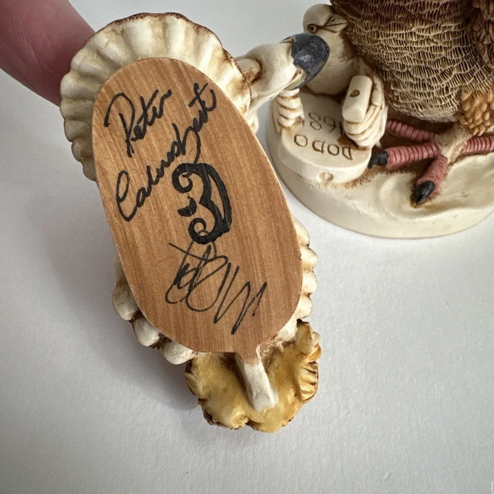 Harmony Kingdom LAST LAUGH Dodo Treasure Jest Box 1999 England Signed Calvesbert